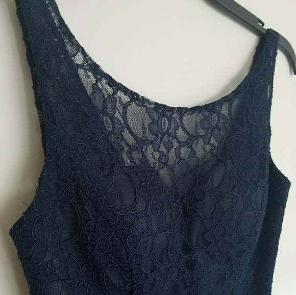 Blue Lace Dress - Picture 5 of 7